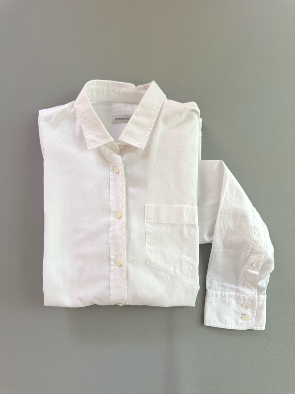 Peter Millar White Button Down Dress Shirt Women’s size Small - New with Tags